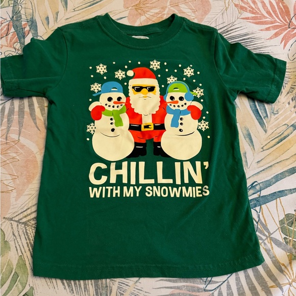 Lot of Christmas Shirt size 4/5 and fitted Target brand Dinosaur pajamas size 6 - Picture 2 of 6